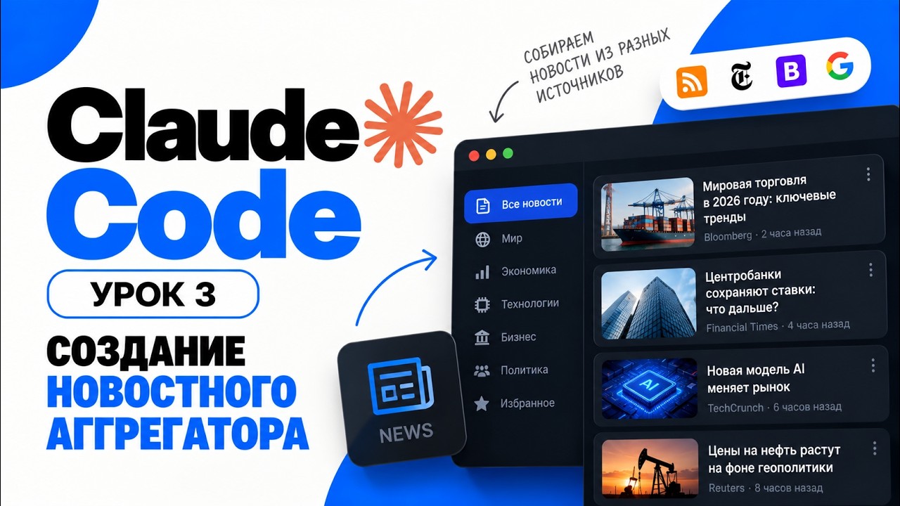 Claude Code: свой агрегатор новостей